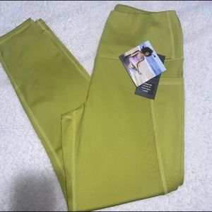 Leg End Leggings Medium Women’s Tulip Hemp 7/8 Pocket  L